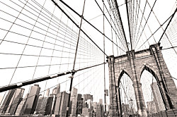 Tapeta New York City bridges 29221 - vinylová